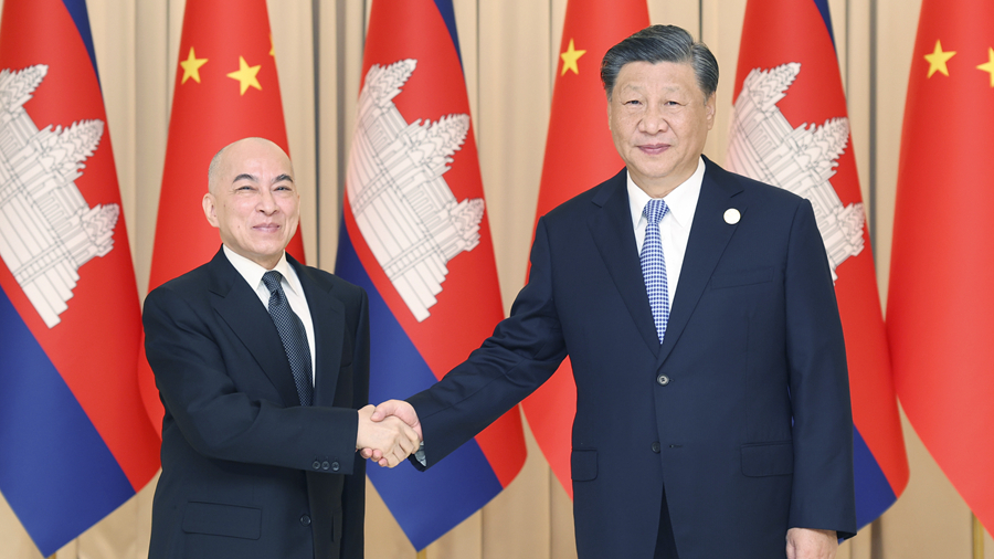 Rencontre Entre Xi Jinping Et Le Roi Du Cambodge CGTN