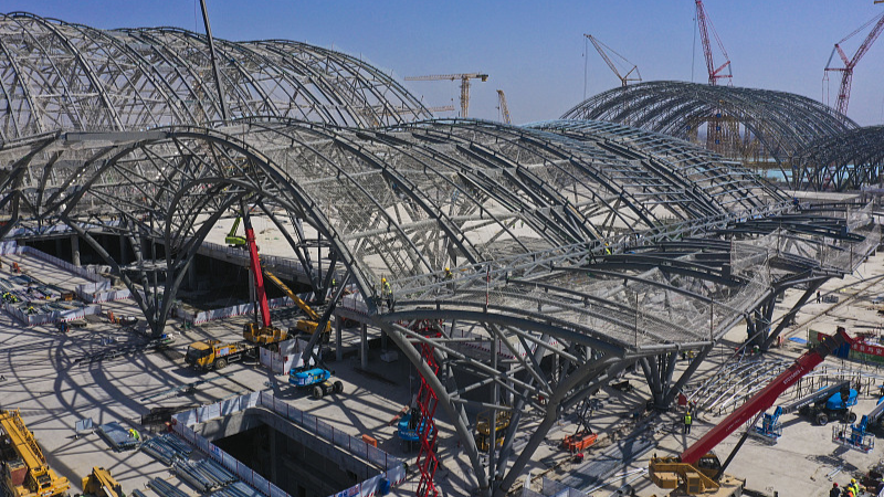 Jiangxi la construction de la Gare de Nanchang Est entre dans la phase
