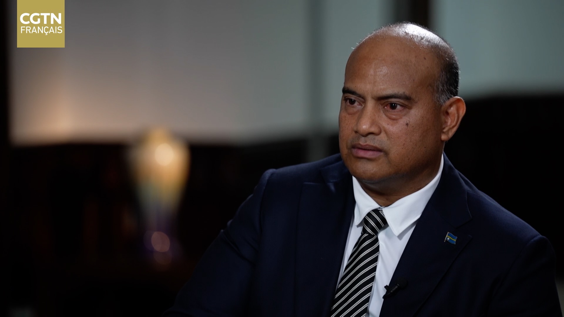 David Adeang, président de la République de Nauru : J'espère que la ...