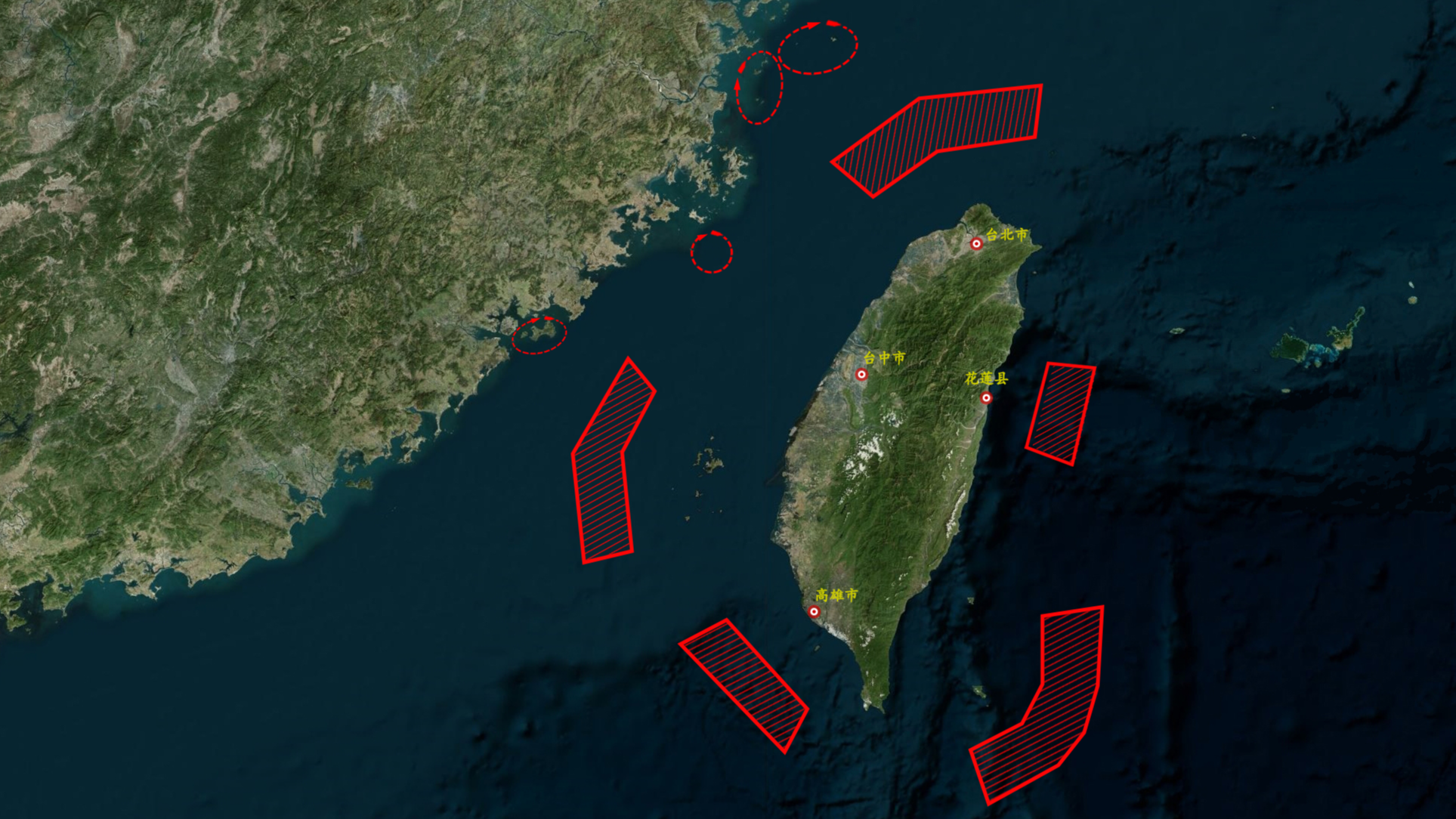 L'APL lance des exercices militaires autour de l'île de Taiwan pour ...